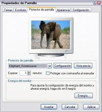 Captura Elephant Screen Saver