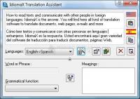 Pantallazo IdiomaX Translation Assistant