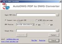 Pantallazo AutoCAD PDF To DWG Converter