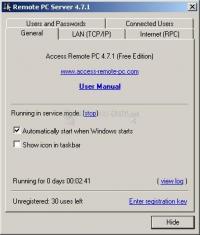 Screenshot Access Remote PC