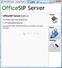 Pantallazo OfficeSIP Server