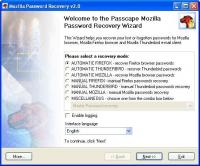 Pantallazo Mozilla Password Recovery