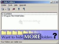 Pantallazo Hide Folders
