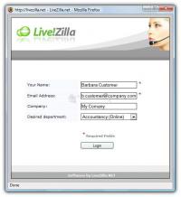 Pantalla LiveZilla