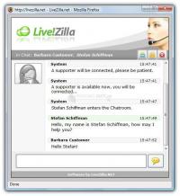 Captura de pantalla LiveZilla