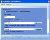 Screenshot KutinSoft Reboot Service