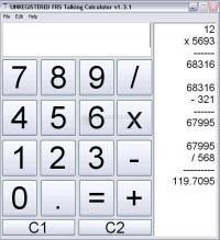 Screenshot FRS Talking Calculator