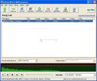 Pantallazo Softdiv MP3 to WAV Converter