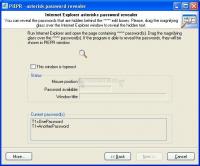 Screenshot Passcape IE Password Recovery