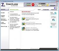 Pantallazo ZoneAlarm Internet Security Vista (English)