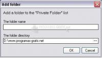 Captura Explorer Private Folder