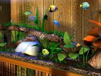 Pantallazo 3D Bungalow Aquarium Screensaver