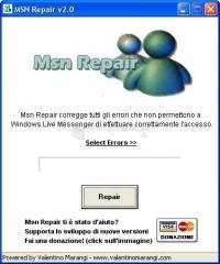 Pantallazo MSN Repair