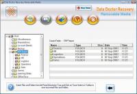 Screenshot Removable Media Data Recovery Soft