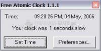 Pantallazo Free Atomic Clock
