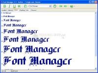 Captura Font Manager