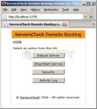 Pantallazo ServerCheck Remote Booting