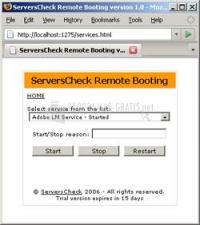 Foto ServerCheck Remote Booting