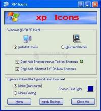 Pantallazo XP Icons