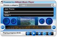 Screenshot A4Desk Flash Music Player