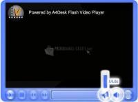 Captura de pantalla A4Desk Flash Video Player Software