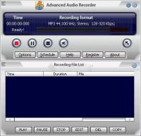 Pantallazo Advanced Audio Recorder