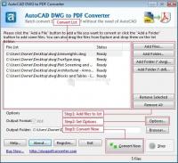 Pantallazo Acrocad AutoCAD DWG to PDF Converter