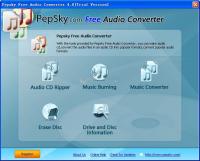 Pantallazo Pepsky Free Audio Converter
