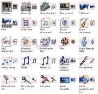 Foto Music Icon Library