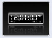 Pantallazo Digital Desktop Clock