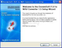 Captura Doremisoft FLV to WAV Converter