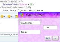 Pantallazo Script MSN Love Test