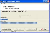 Pantalla Outlook Express Backup Toolbox