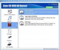 Captura Cute CD DVD BD Burner Express