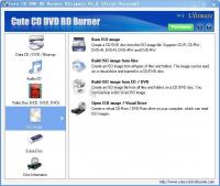 Screenshot Cute CD DVD BD Burner Express
