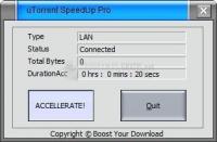Pantallazo uTorrent SpeedUp Pro