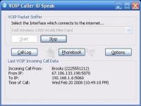Pantallazo VOIP Caller-ID Speak