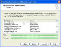 Pantallazo Outlook Express Email Address Extractor Pro
