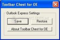 Pantallazo Toolbar Chest for Outlook Express