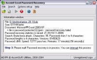 Pantallazo Accent Office Password Recovery