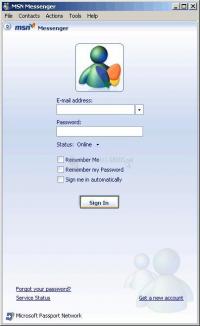 Captura MSN Messenger XP