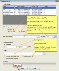 Screenshot Winsome PDF Splitter