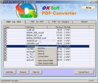Pantallazo OKSoft PDF Converter