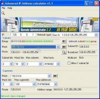 Pantallazo Advanced IP Address Calculator