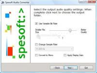 Pantallazo Spesoft Audio Converter
