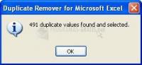 Captura de pantalla Duplicate Remover for MS Excel