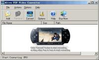 Pantallazo Alive PSP Video Converter