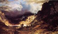 Foto Albert Bierstadt Painting