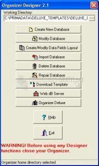 Screenshot Dictionary Organizer Deluxe