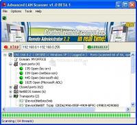 Pantallazo Advanced LAN Scanner